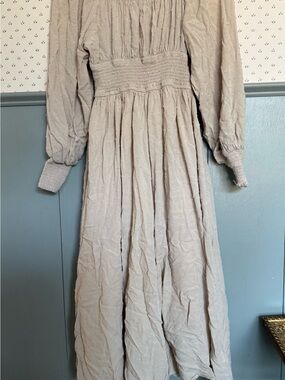 Cottage Core Milkmaid Smocked Waist Dress